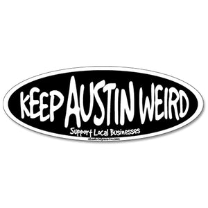 Keep Austin Weird Oval Sticker