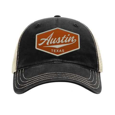 Austin Hex Patch - Black/Khaki Cap